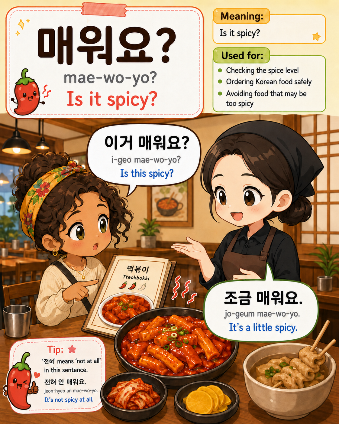 6 Korean Phrases to Order Food at a Restaurant — cut 6