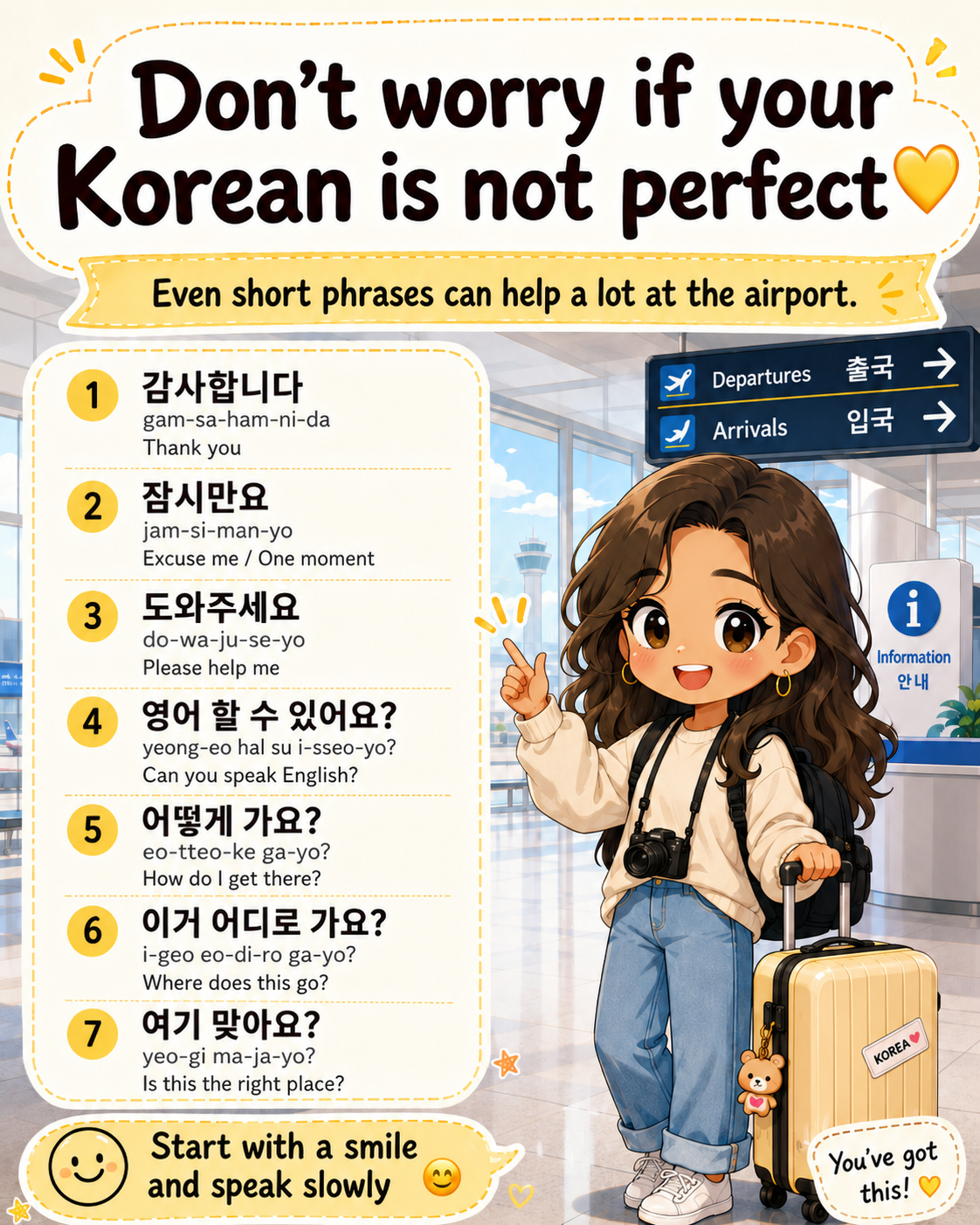 7 Korean Phrases You Need at the Airport — cut 9