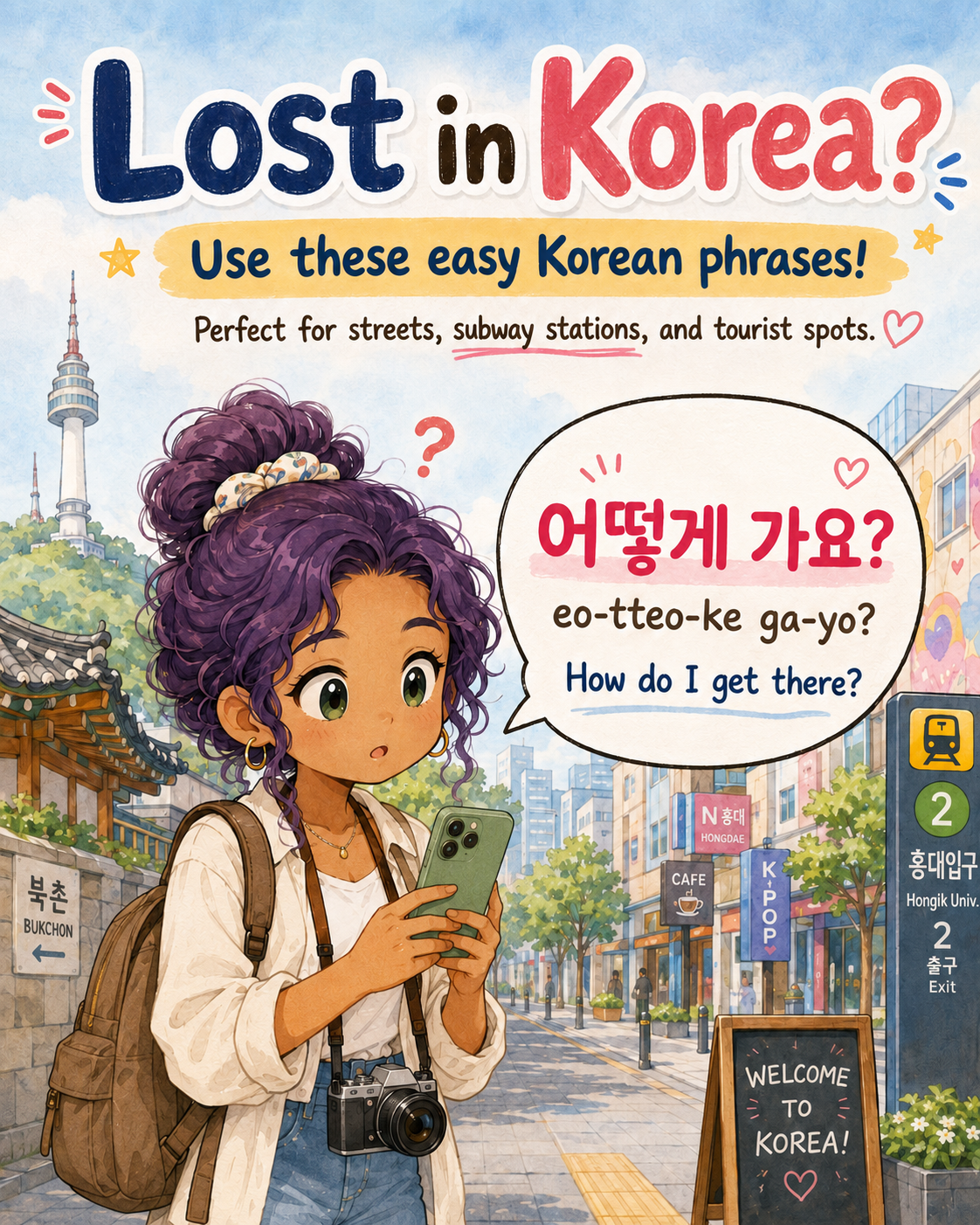 How to Ask for Directions in Korean