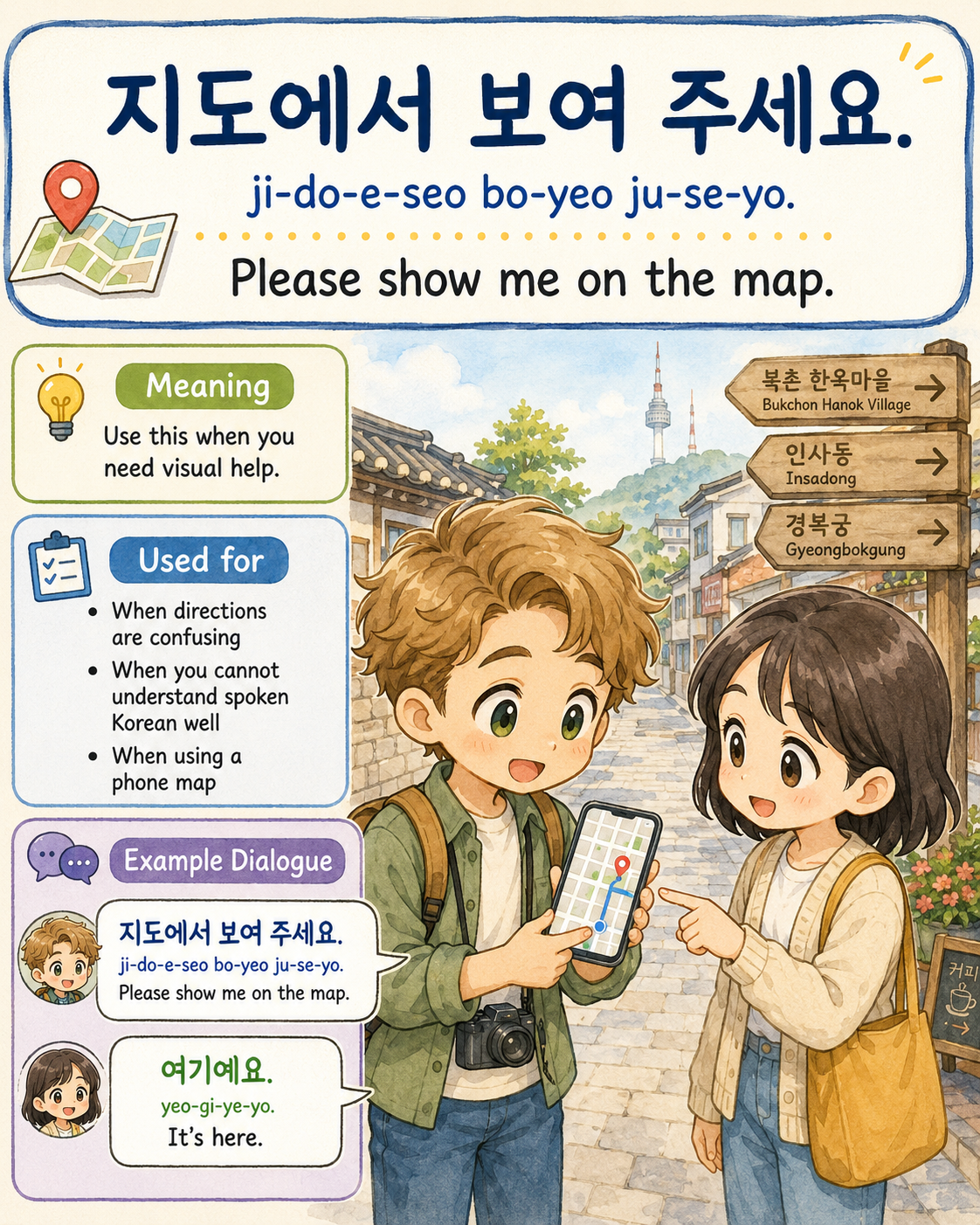 How to Ask for Directions in Korean — cut 8